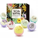 natural bath bombs 12 gift set  fizzy