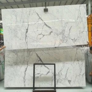 Natural Stone Polished White Marble Tile,Factory Produced White Marble Floor For Bathroom