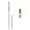 New arrival hot sell best quality Metal Handle Kolinsky cosmetic makeup Nail Art Brush for beauty girls