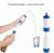Import New arrival portable water purifier emergency outdoor survival camping hiking water straw filter with UF membrane from China