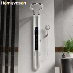 New Design 304 Stainless Steel U Shape Multi Function Shower System Panels Bathroom Digital Smart Wall White Shower Panel