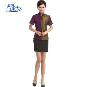 New design elegent waiter and waitress uniforms