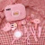 Import New Design Girl Beauty Make Up Asst pretend play Wooden Dressing Design Toy with Mirror comb scissors from China