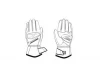 New design long finger motocross gloves for outdoor sports ridng gloves full finger