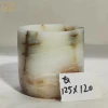 New Design Modern Style Green Marble Manufacture Green Onyx Candle Holder Europe Style Luxury Christmas Home Decoration Cups