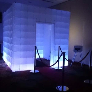 New design oxford fabric inflatable led lighting photo booth, advertising inflatable photo booth tent