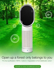 New Desktop Air Cleaner Portable HEPA Purifier Filter 3 in 1 Anion Sterilization Carbon Filter Air Purifiers