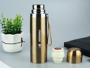 New Fashion Thermos/stainless Steel Bullet vacuum Thermos Flask With easy carry string 350ml,500ml,750ml