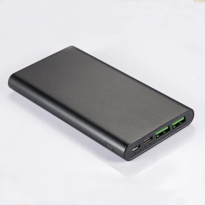 New gadgetsconsumer electronics 10000mah PD powerbank portable metal quick charging power banks type-c in and out