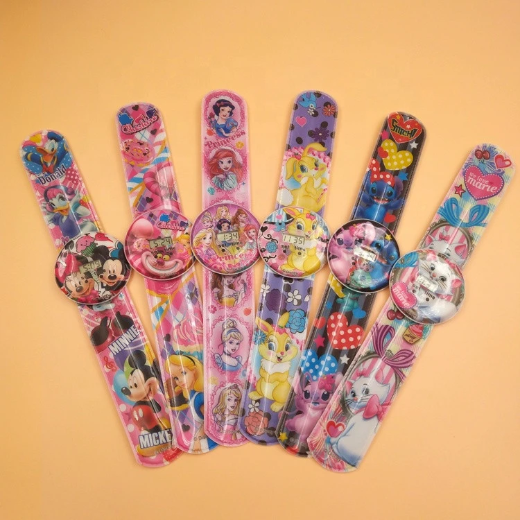 New Japan market hot wristband cartoon type children hand trending product toy digital watch