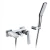 Import New luxury design bathroom shower black bath mixer faucet from China