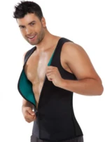 New Neoprene Vest Waist Cincher Chest Binder Body Shaper men slimming body shaper