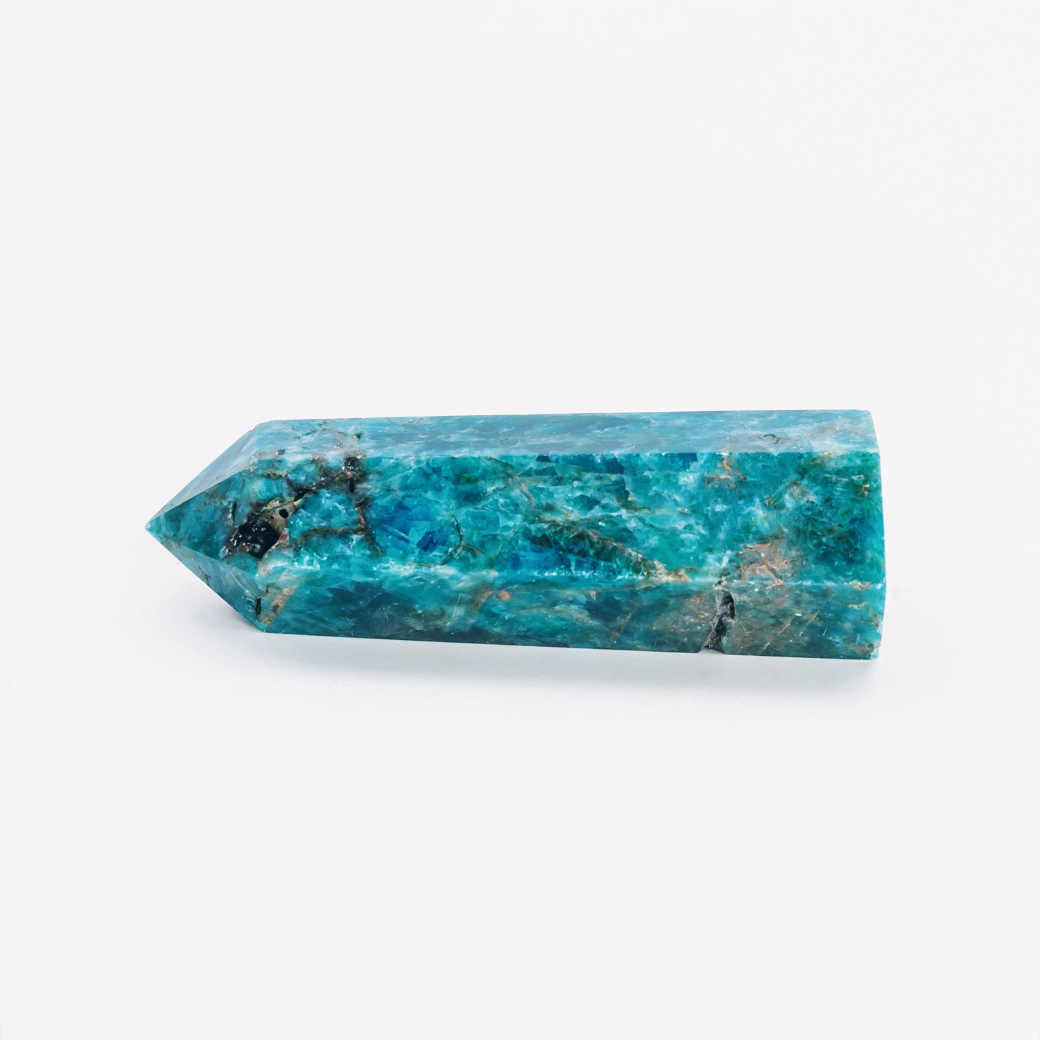 New product natural crystal quartz healing folk crafts blue apatite obelisk crystal tower point