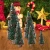 Import New Style Christmas Tree Desk Mini Decoration Snow Green Christmas Tree With Pine Cone Small Size from China