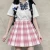 Import New Style Middle High School Skirt Japanese Women School Uniform Design Pleated Skirt  Plaid Ladies Short Girl  Skirts from China