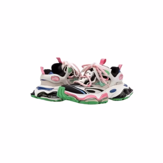 New Style Thick Sole Sports Air Cushion Genuine Leather Chunky Sneakers