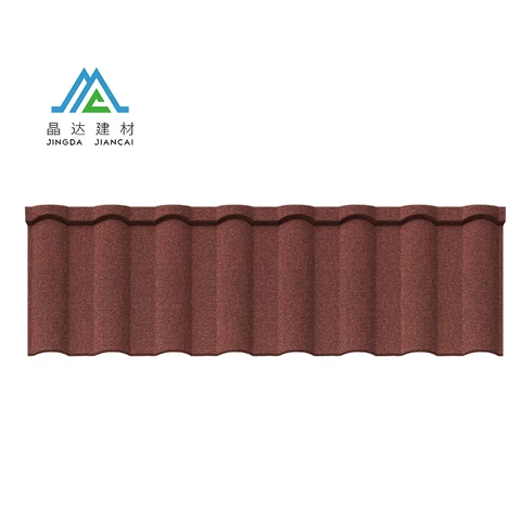 Newest building construction materials for house roof color stone coated metal roof tiles