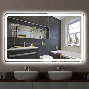 no broken high demand modernistic high clear  mirror smart chip hotel bath mirrors