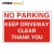 Import no parking plastic  traffic sign manufacturer from China
