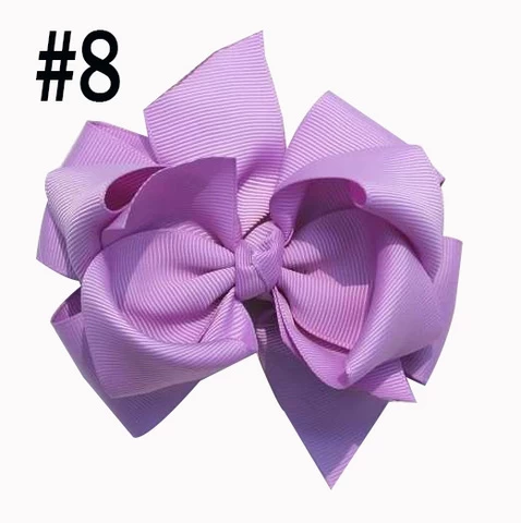 NO1-NO31 4.5 inch double layered pinwheel hair bows girl boutique hair clip accessories