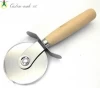 NO.366 - Simple Wooden Handle Pizza Cutter 7.5cm Wheel