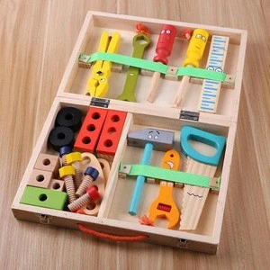 Nut DIY Disassembly Screw Baby Multifunctional Repair Tool Set Hands-on Assembly wooden tool set kid toy