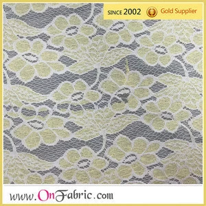 NYLON COTTON RASCHEL LACE SOLID BONDED KNIT 57/58&#39;&#39; Fabric