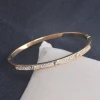 OB Handmade Pave CZ Jewelry Accessories 2020 hot Sale 18K Gold Plated Bracelet bangles For Women Jewelry