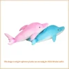 Ocean Fish Pink Sea Blue Dolphin Stuffed Toy