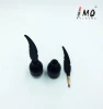 ODM/OEM Fancy design black plastic eyeshadow brush container eyeliner tube cosmetic tube for wholesale custom high quality