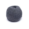 OEM black ice colored crochet hand knitting soft dyed 100% organic cotton chunky yarn price for wholesale in bulk