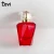 Import Oem Odm New Luxury  Design 50ml Elegant Red Rectangle Glass Bottle With Crystal Lid from China