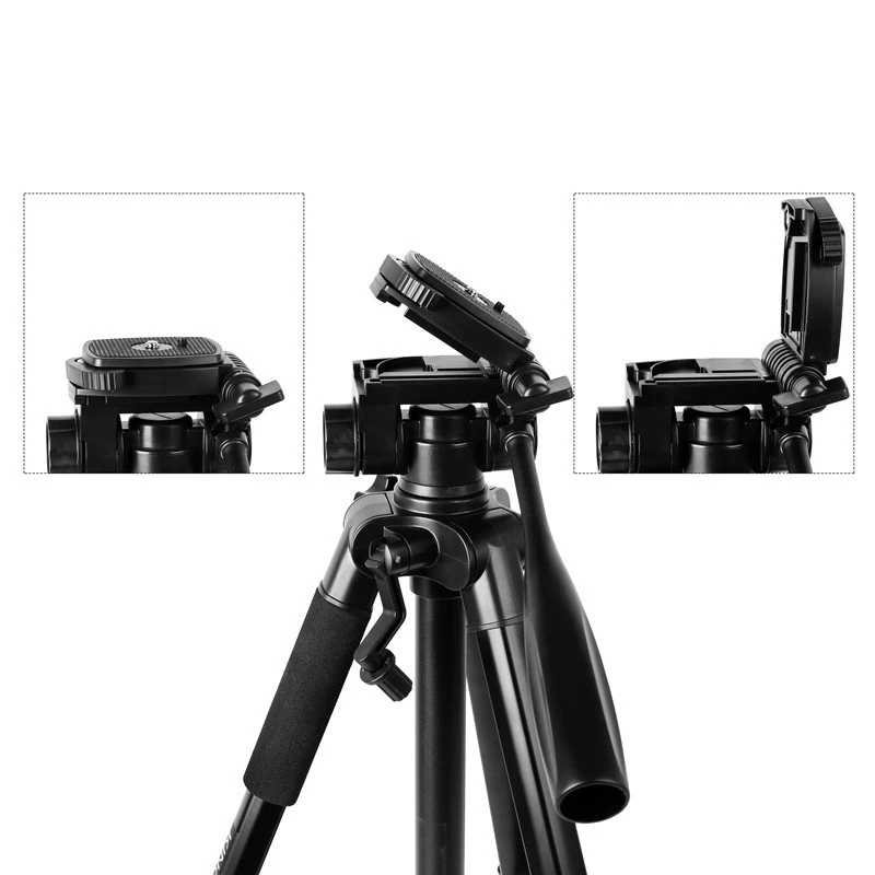 OEM Professional High Quality Flip Lock Video Camera phone Tripod for Film Shooting, Video Equipment