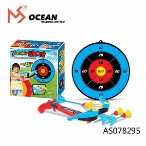 Outdoor Games Play Toy Kids Archery Shooting Target Set Small Bow And Arrow