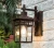 Import Outdoor Glass Waterproof Wall lamp Antique Outdoor Wall Lighting American Retro Balcony Aisle Wall Lamp from China