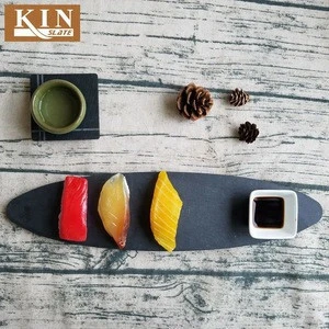 Durable Oval Wide Spread Special Slate Plates For Sushi