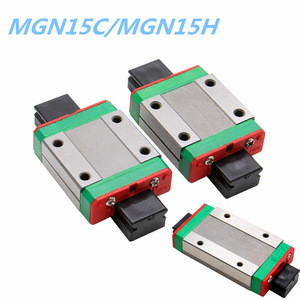 Overseas warehouse Ru ES 15mm Linear Guide MGN15 linear carriage MGN15H MGN15C for CNC X Y Z Axis