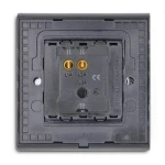 Panel  Gold 1 Gang 2 Way Normal Mechanical Push Rocker Switch Traditional Wall Switch