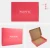 Import Paper wrapped red mailing box packing shipping boxes corrugated carton from China
