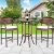 Import Patio Bar Set 3-PC Wicker Rattan All Weahter Durable Poolside Balcony Garden Furniture Bar Height Outdoor Table and Chairs Set from China