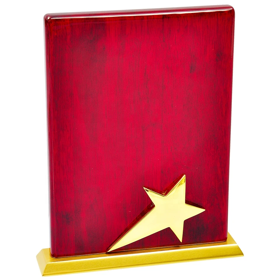 Pavia Wholesale Wood Medal Award Blank Plaques Customized Red Rubber Wood Wooden Plaque