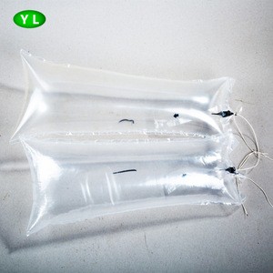 PE clear gas column bag oral blowing inflated plastic bag Inflatable dunnage bags