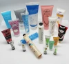 pearl white plastic tube for hair care products of packaging bottles