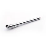 Pencil type tire pressure gauge with clip and two side steel calibrated scale ruler 10-50 psi