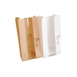 Personalized Custom Printing kraft Paper Bag Toast Bread Paper Bag Food Packing Bag