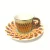 Import personalized wholesale coffee ceramic cup and saucer set sets porcelain tea cups saucers from China
