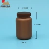 Pharmaceutical Medicine Pharmacy Plastic Round Bottle