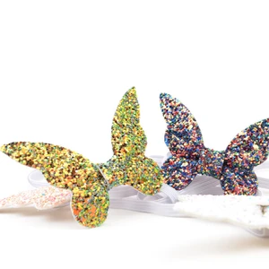 PHB31246 sequin butterfly design children baby popular hairpins