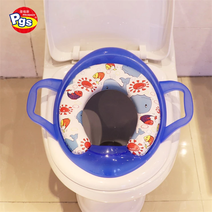 plastic baby toilet seat kid potty seat with handles kids toilet seat