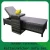 Import plastic outdoor furniture rattan /wicker sofa set with adjustable backrest from China